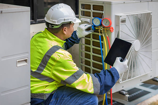 Professional Hvac technician working in West Greenwich, RI